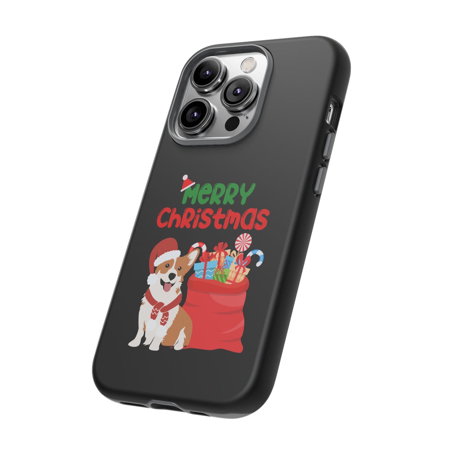 Phone Case Dog Santa Merry Christmas