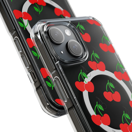 Phone Case with Cherry Design - MagSafe