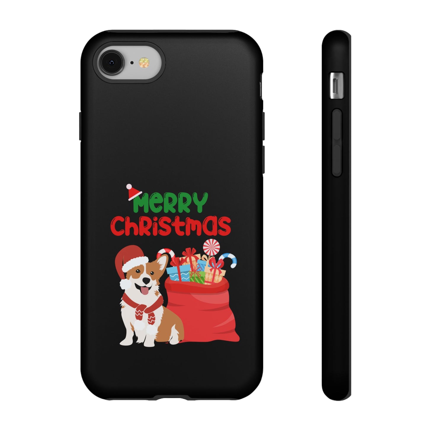 Phone Case Dog Santa Merry Christmas