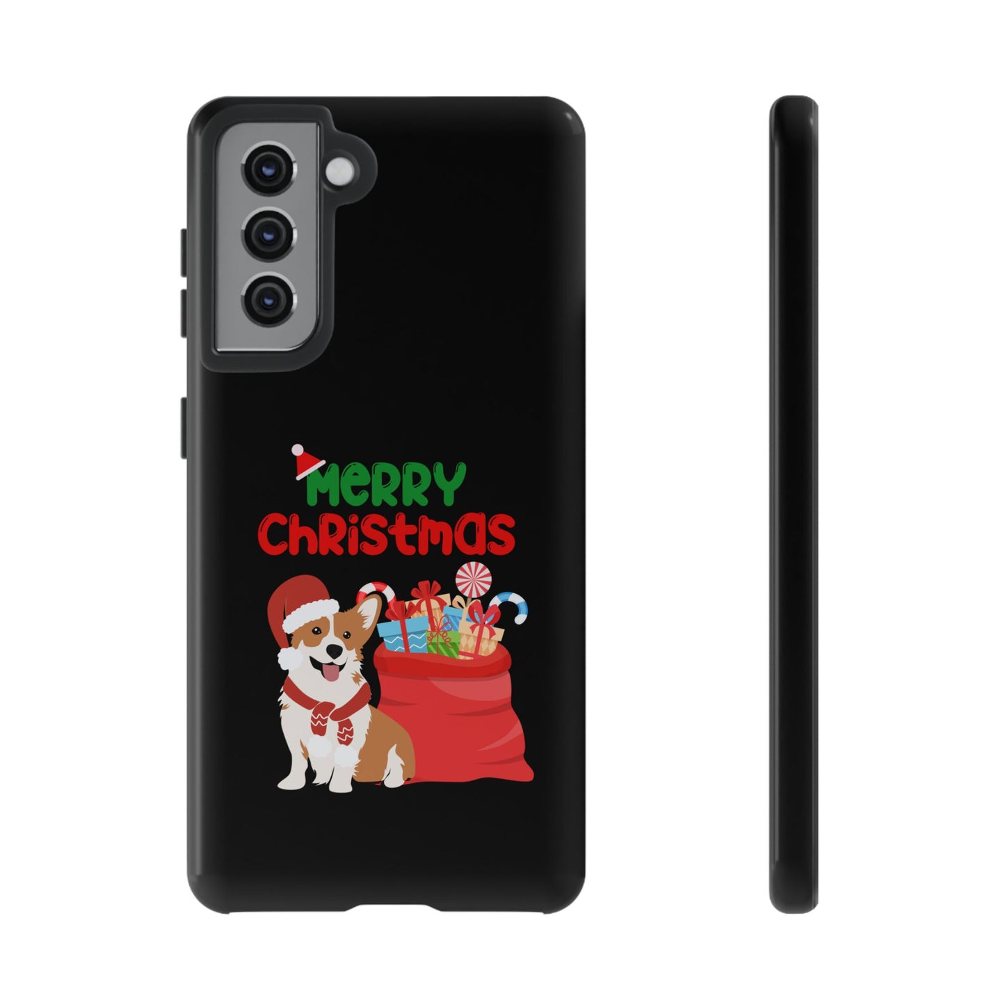 Phone Case Dog Santa Merry Christmas