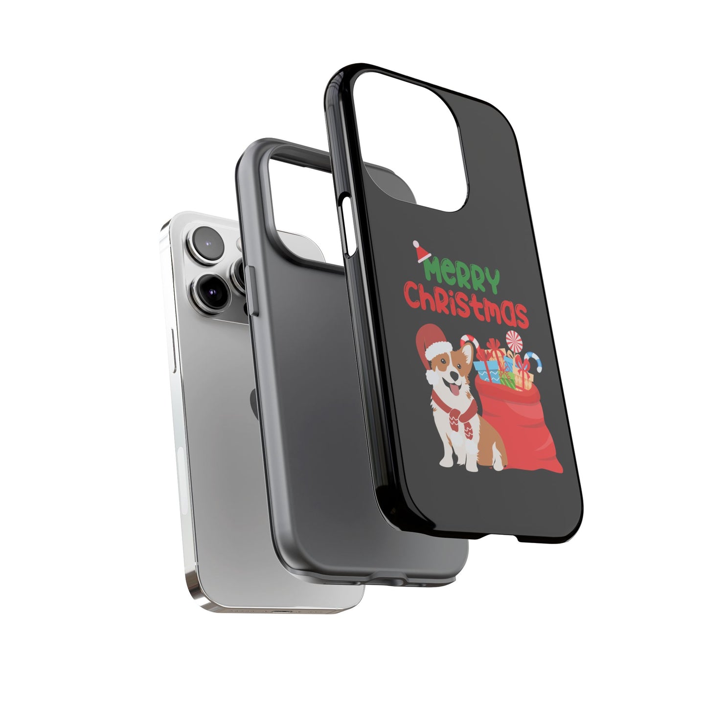 Phone Case Dog Santa Merry Christmas