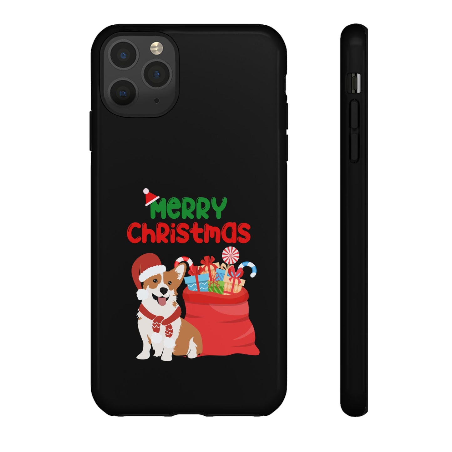 Phone Case Dog Santa Merry Christmas