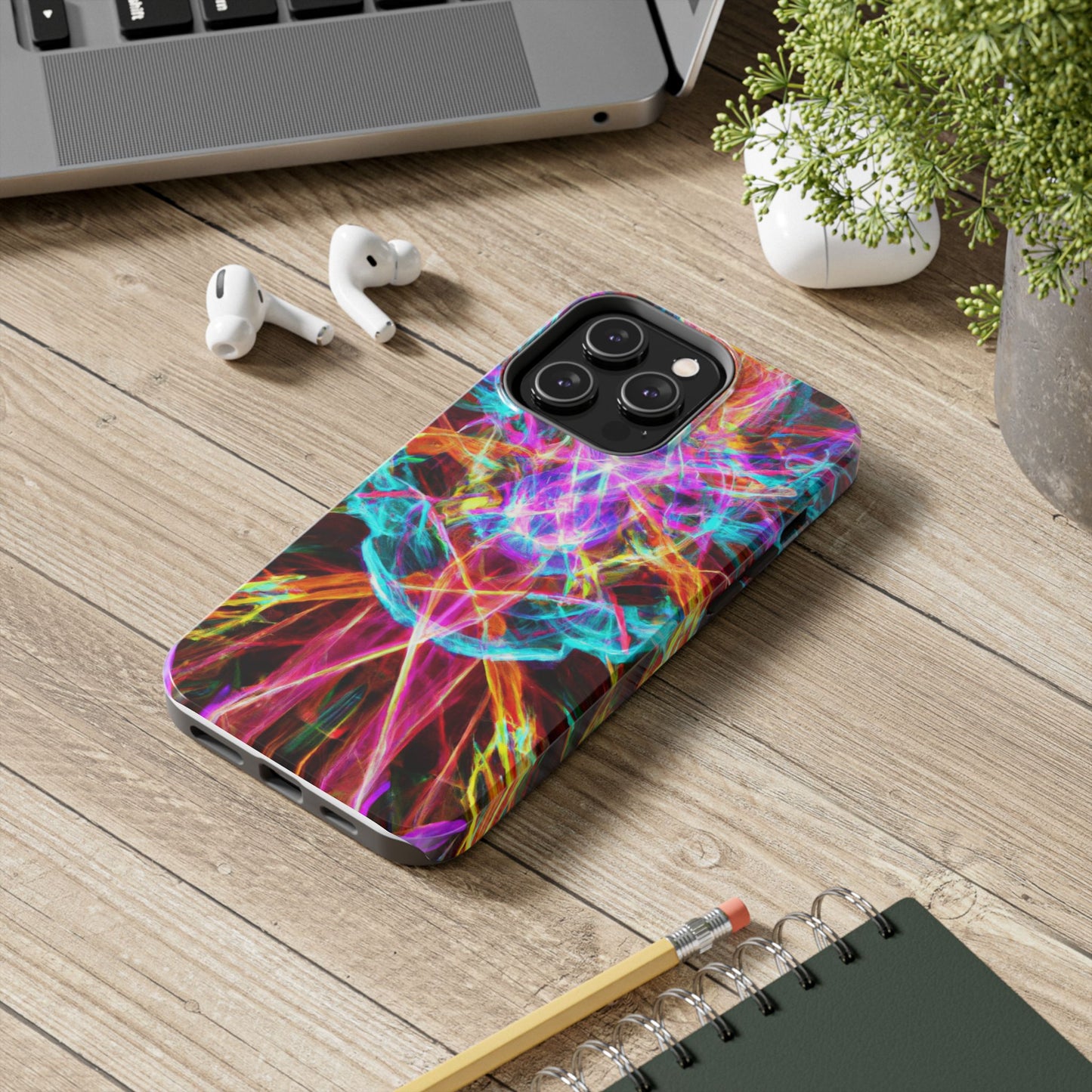 Phone Case - Electrifying Energy Design, colorful phone case, colorful Iphone Case, colorful Samsung phone case