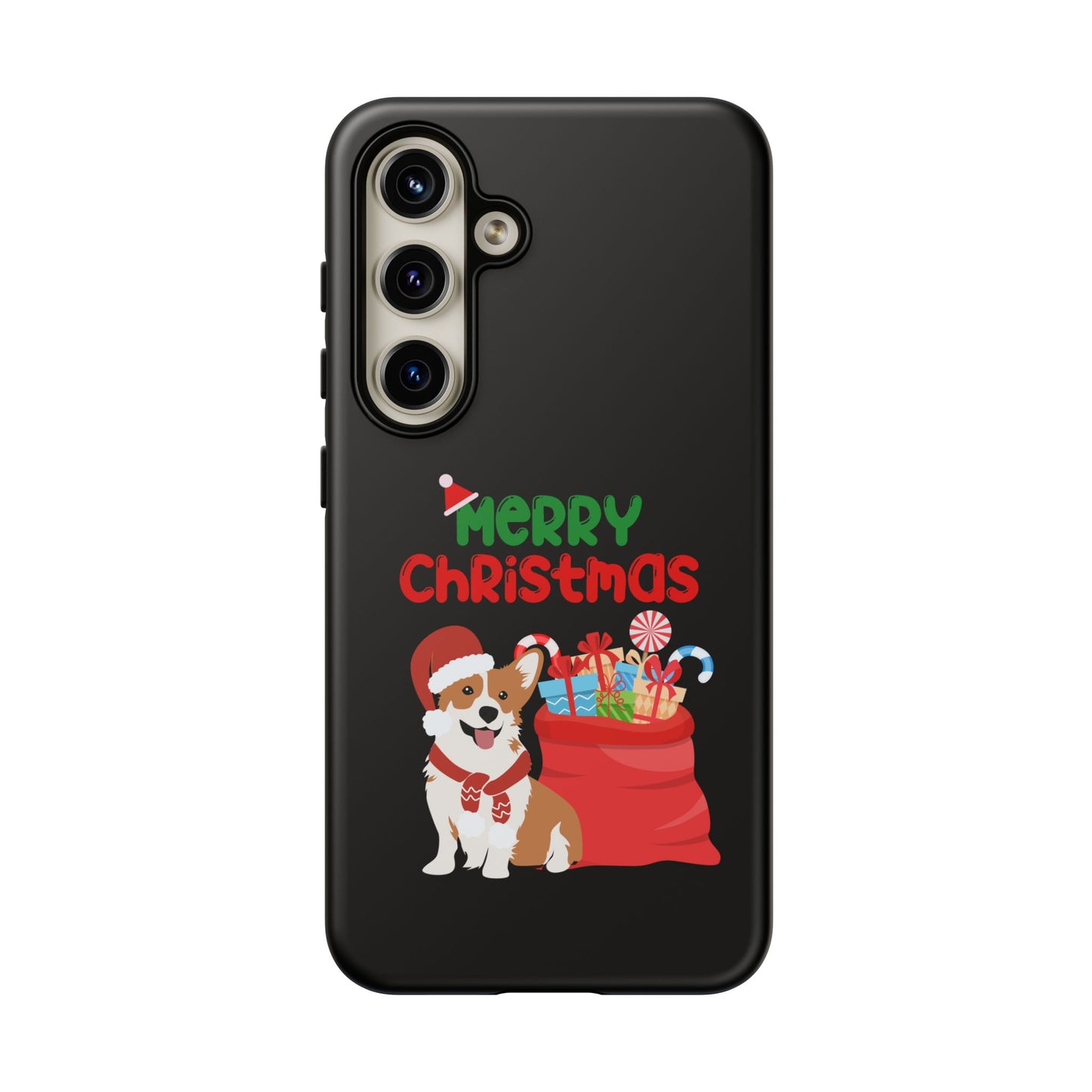 Phone Case Dog Santa Merry Christmas