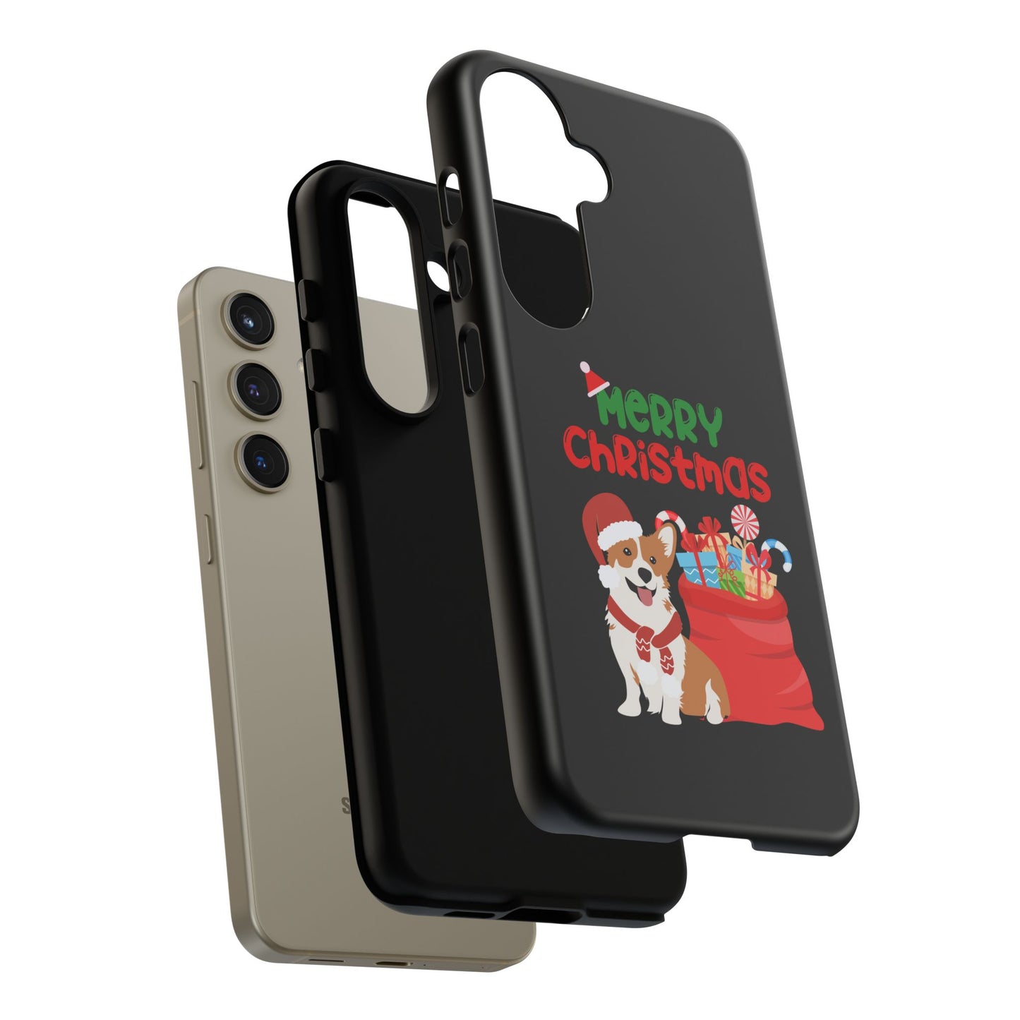 Phone Case Dog Santa Merry Christmas