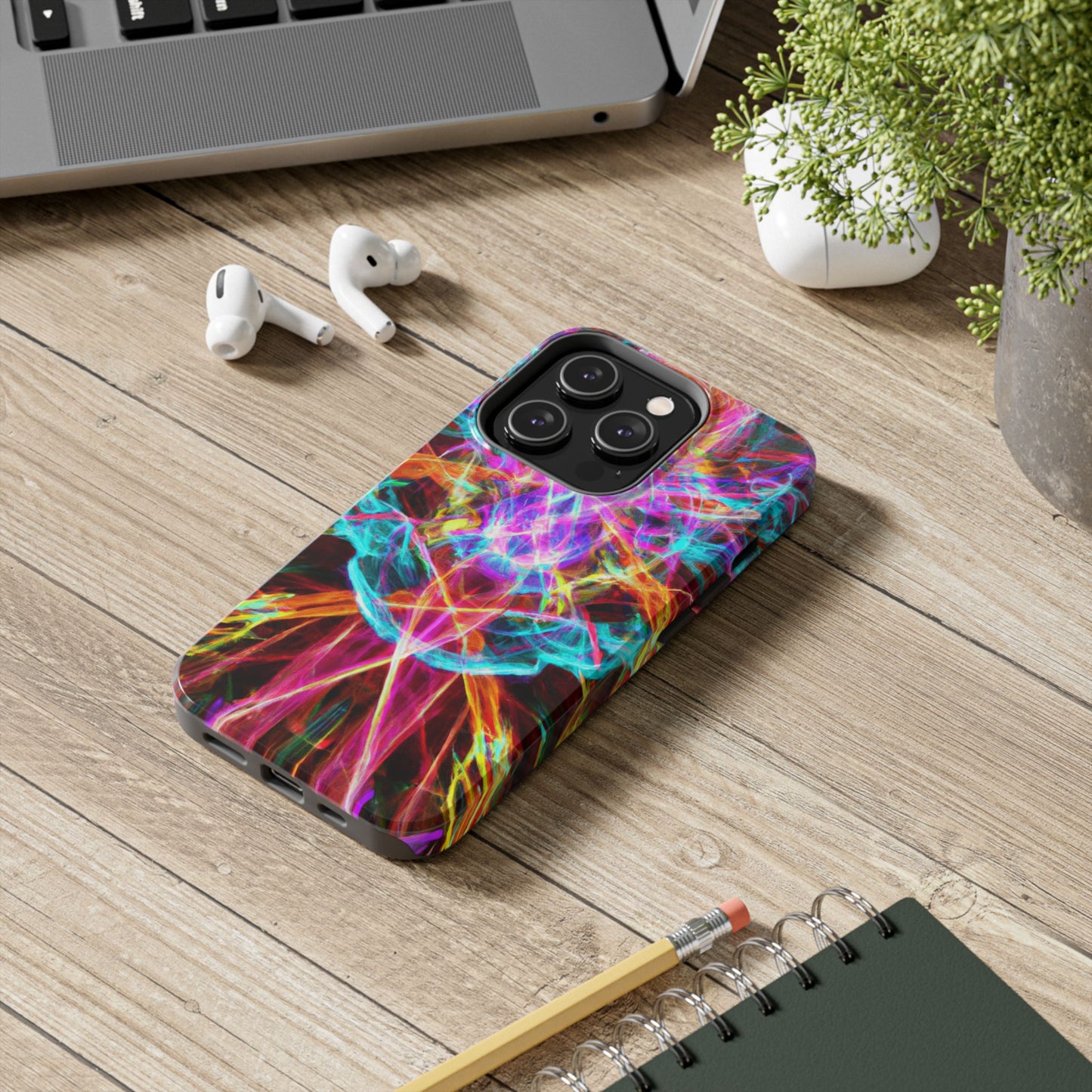 Phone Case - Electrifying Energy Design, colorful phone case, colorful Iphone Case, colorful Samsung phone case