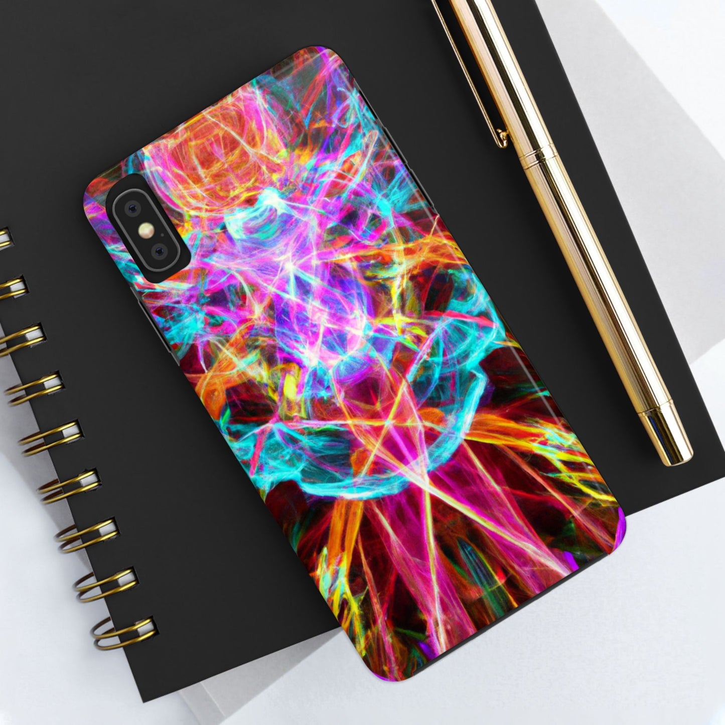 Phone Case - Electrifying Energy Design, colorful phone case, colorful Iphone Case, colorful Samsung phone case