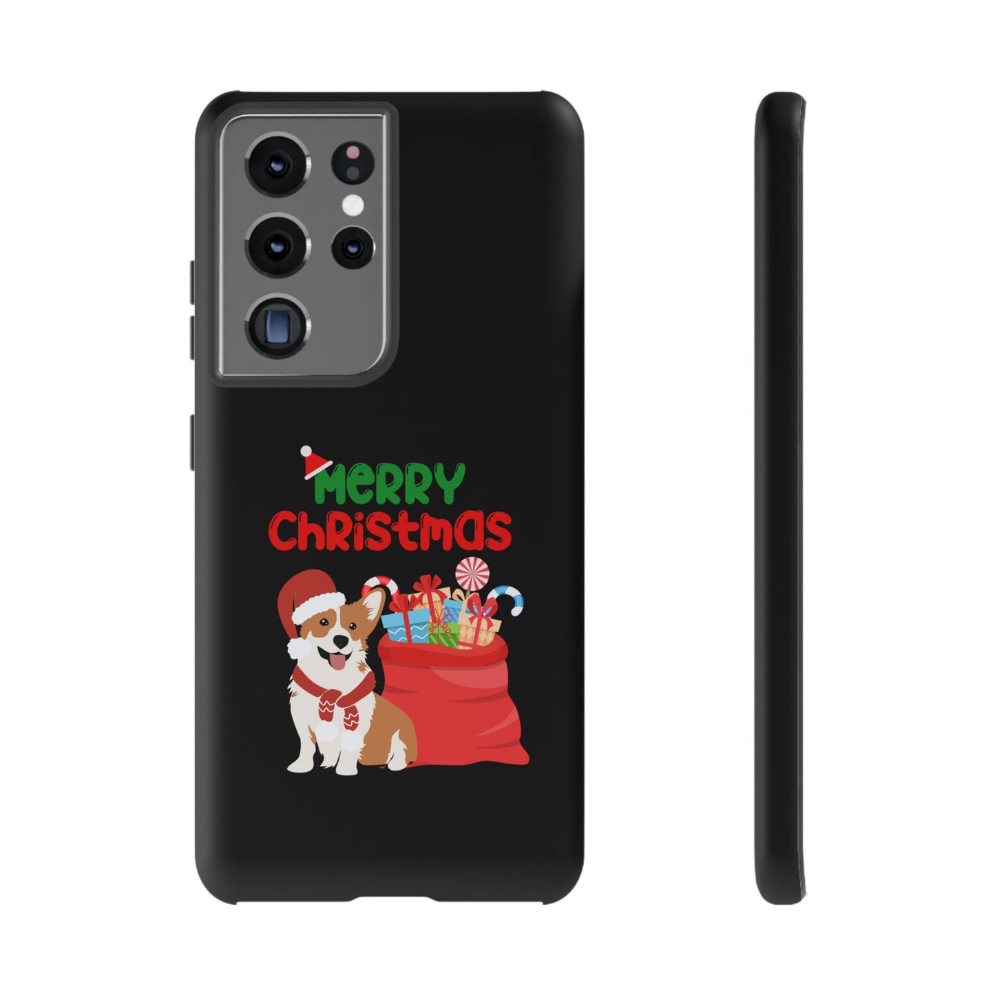 Phone Case Dog Santa Merry Christmas