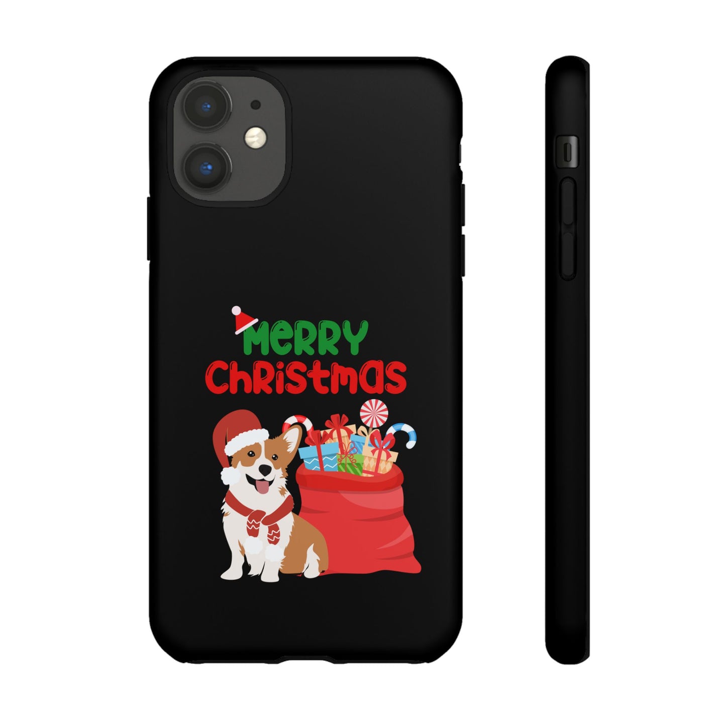 Phone Case Dog Santa Merry Christmas