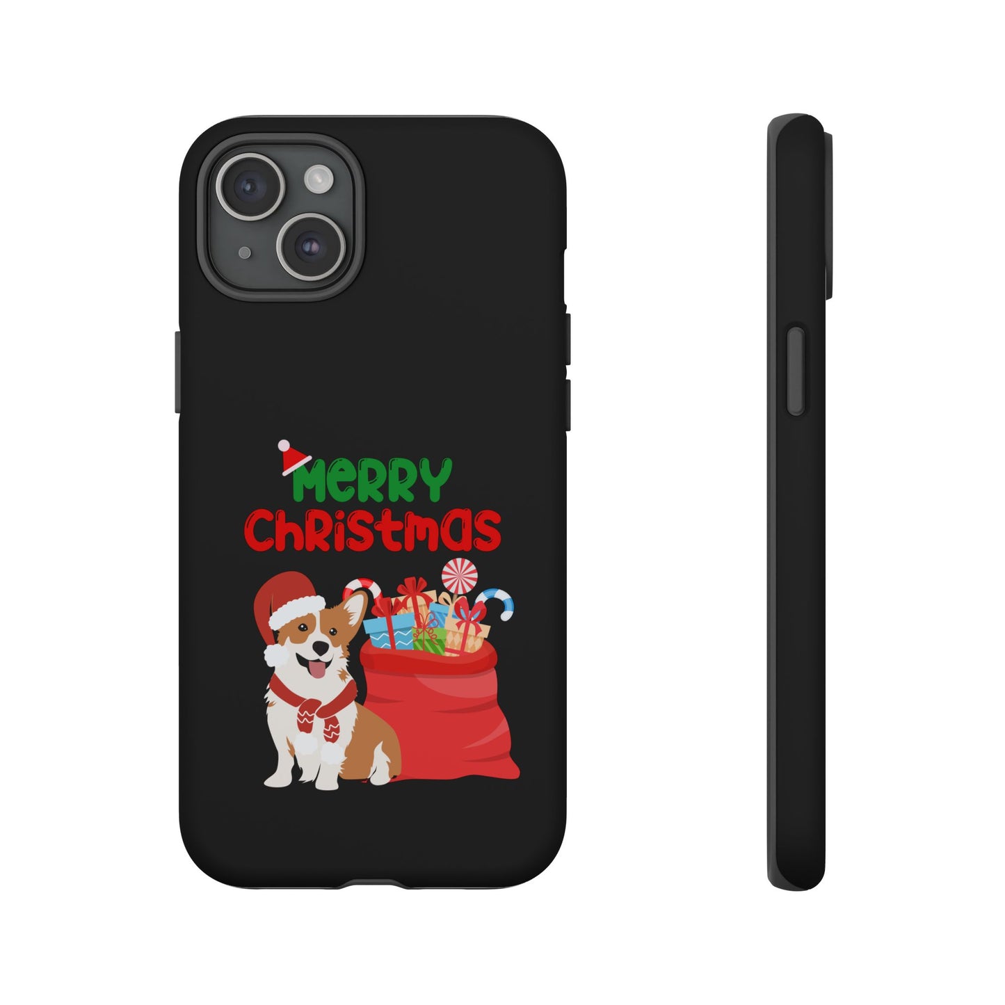 Phone Case Dog Santa Merry Christmas