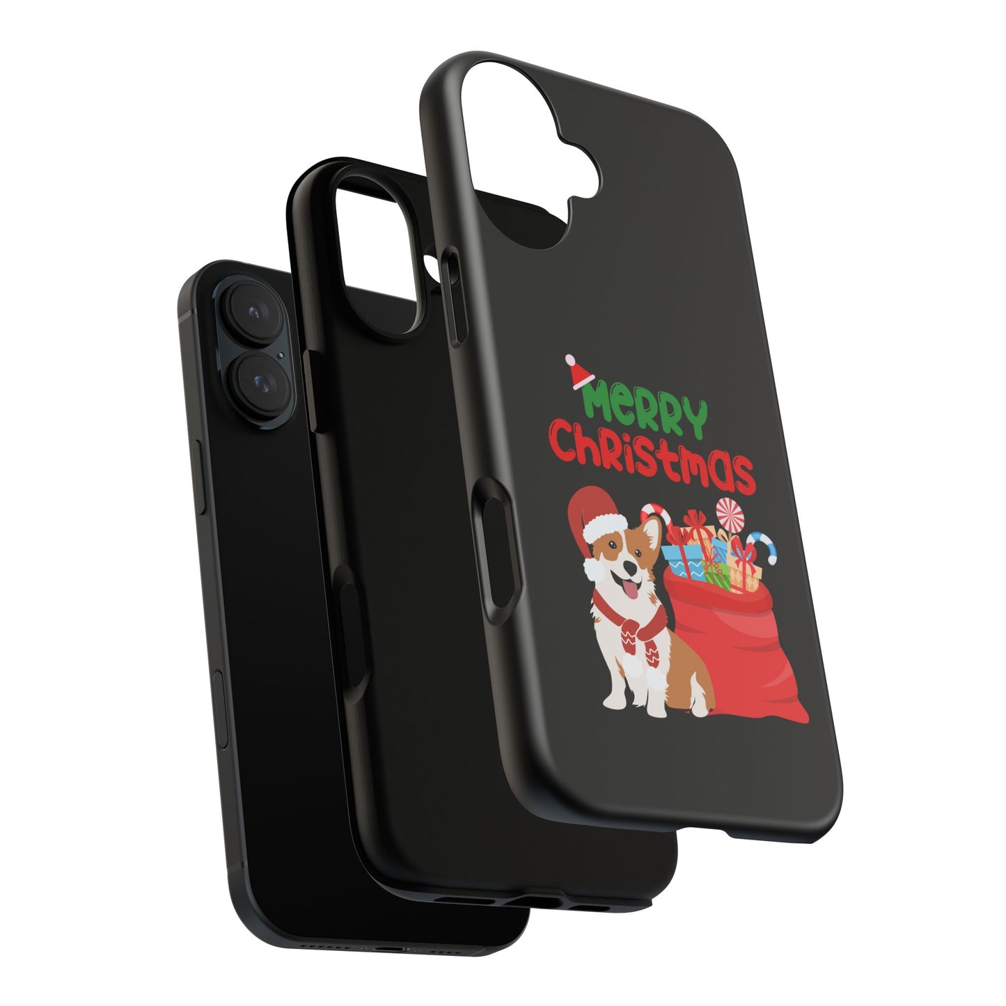 Phone Case Dog Santa Merry Christmas