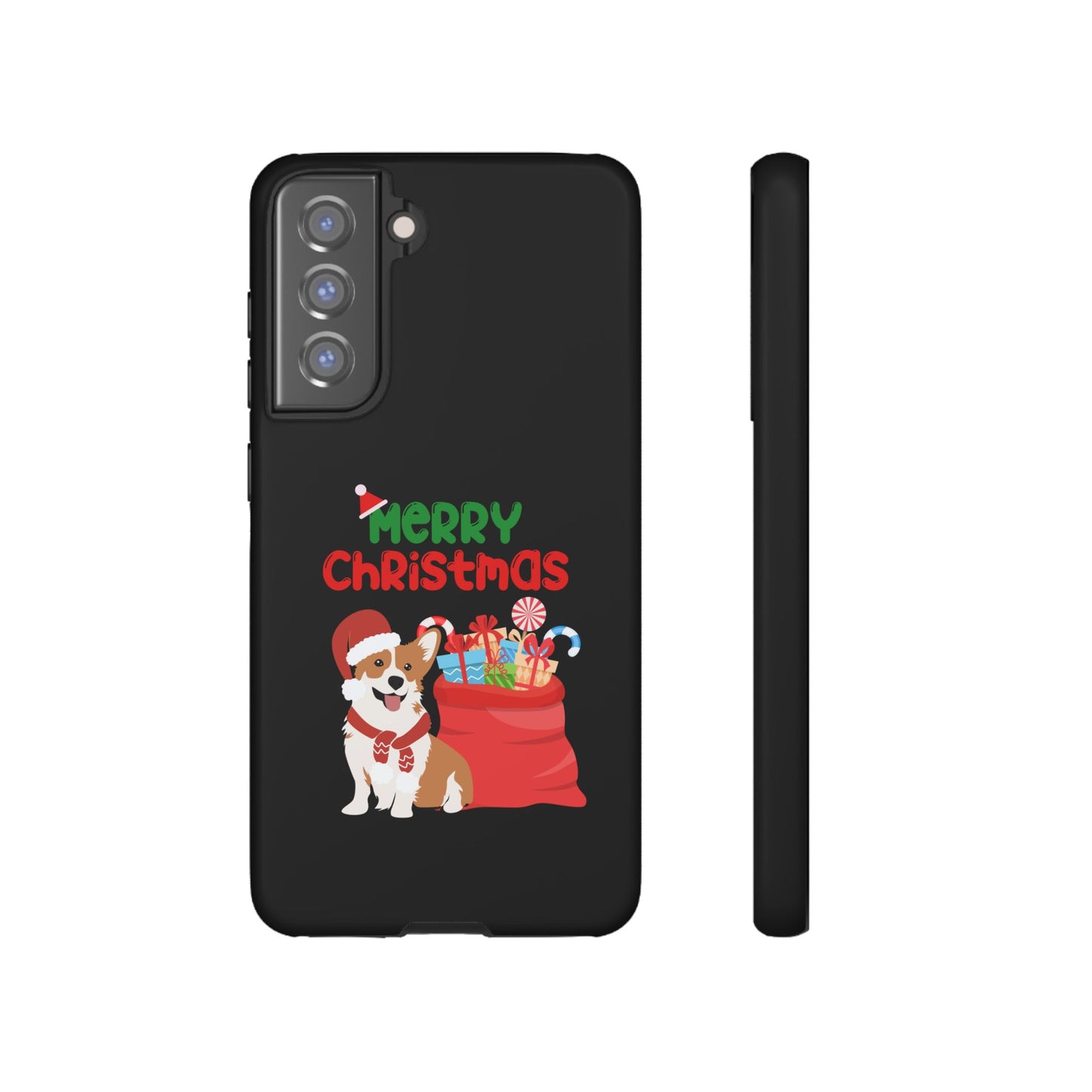 Phone Case Dog Santa Merry Christmas