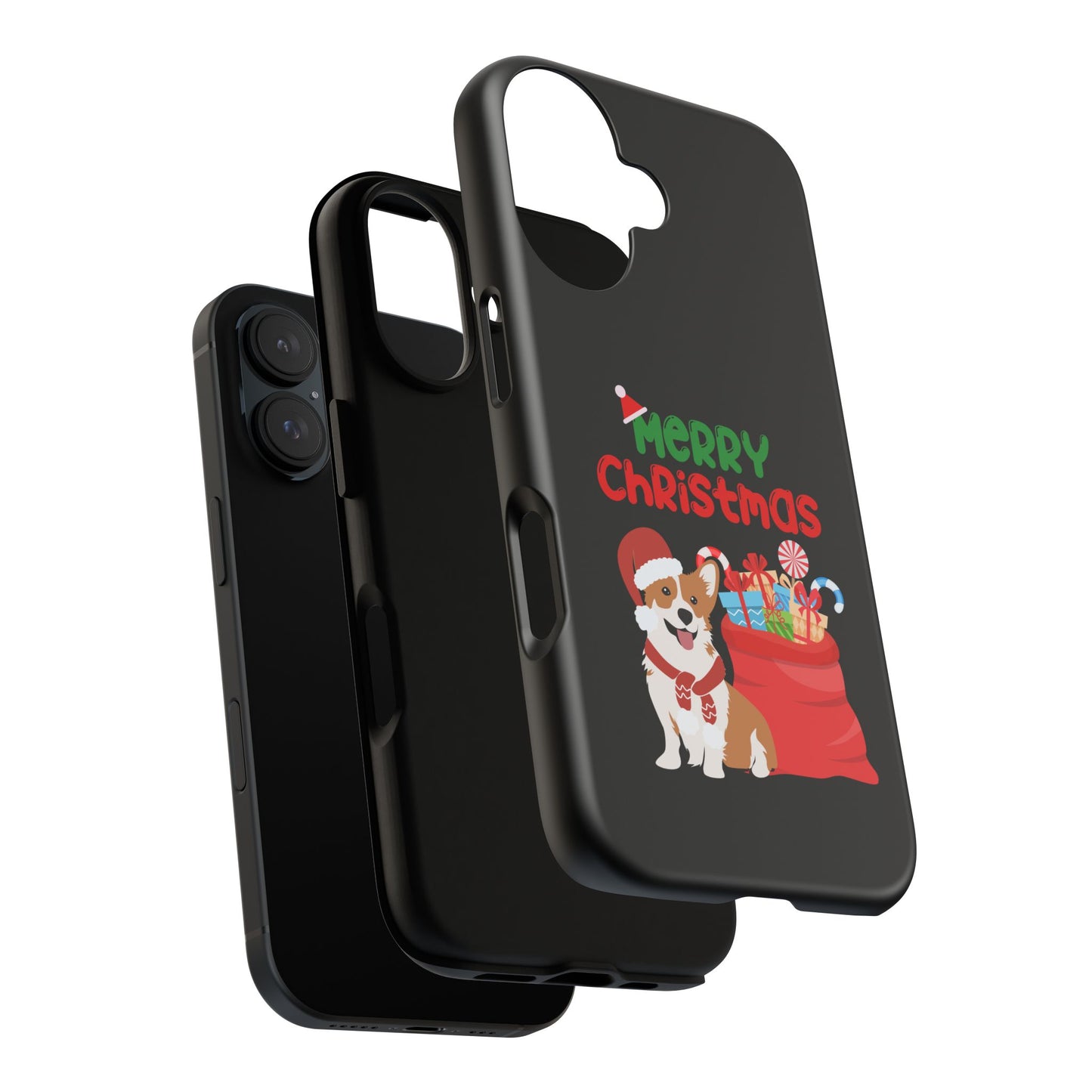 Phone Case Dog Santa Merry Christmas