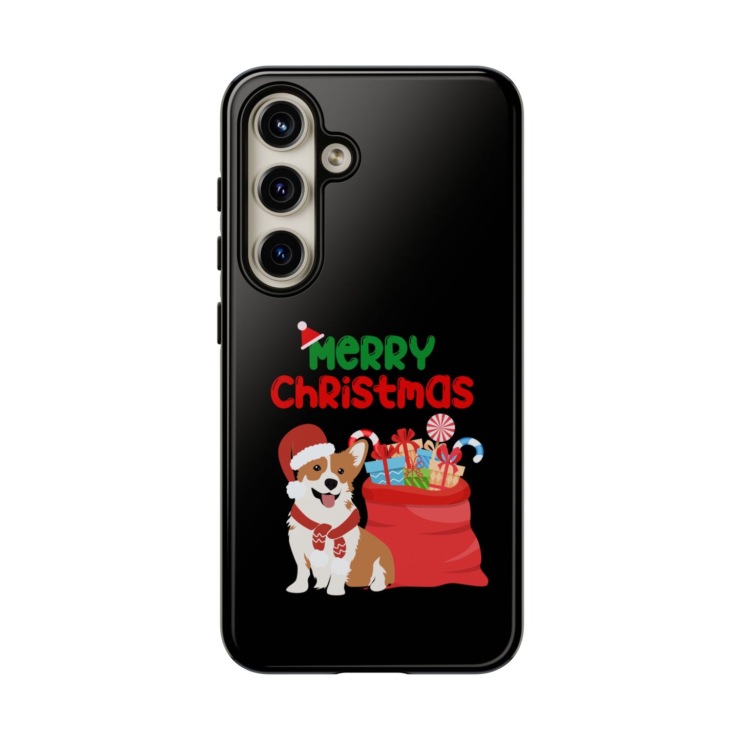 Phone Case Dog Santa Merry Christmas