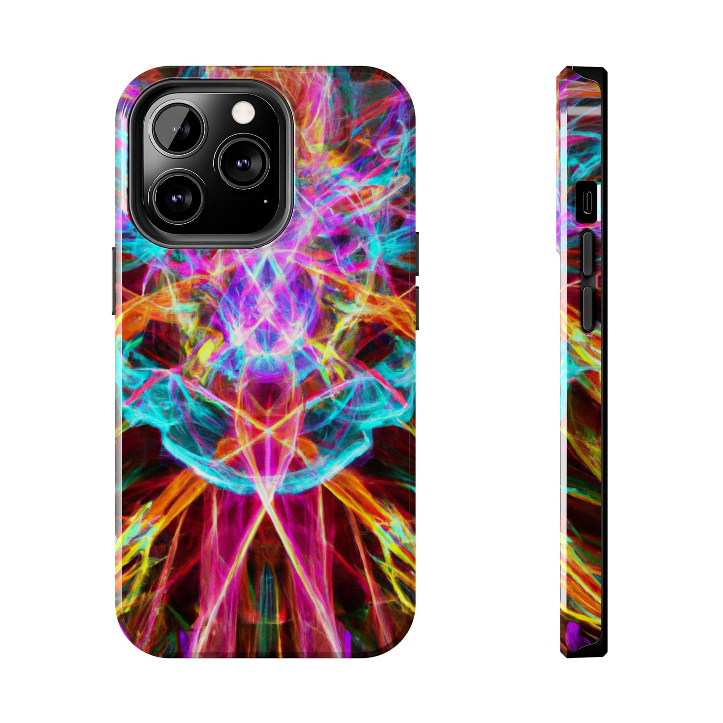 Phone Case - Electrifying Energy Design, colorful phone case, colorful Iphone Case, colorful Samsung phone case