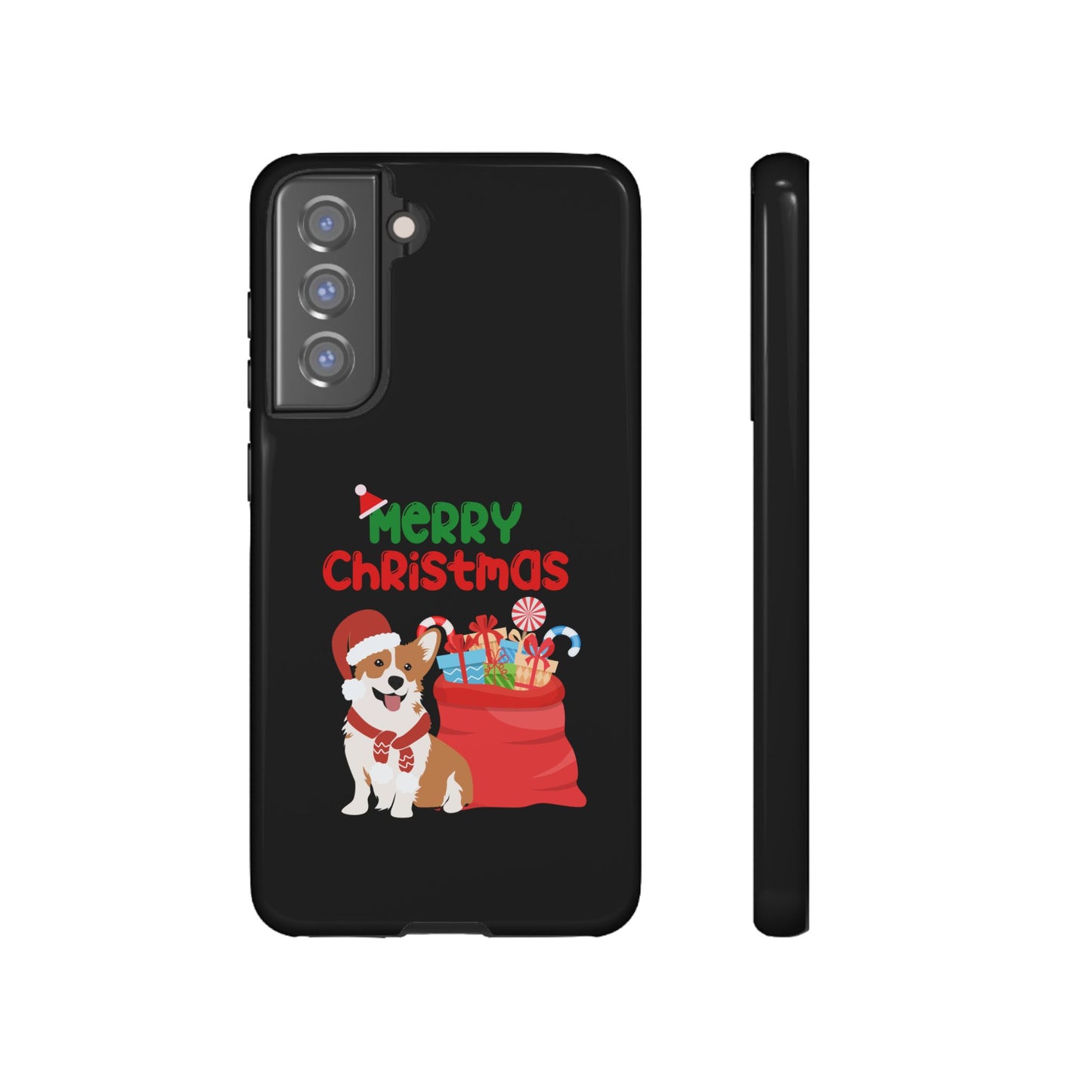 Phone Case Dog Santa Merry Christmas