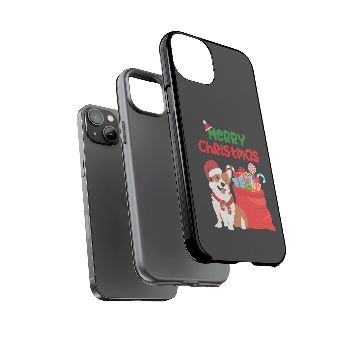 Phone Case Dog Santa Merry Christmas