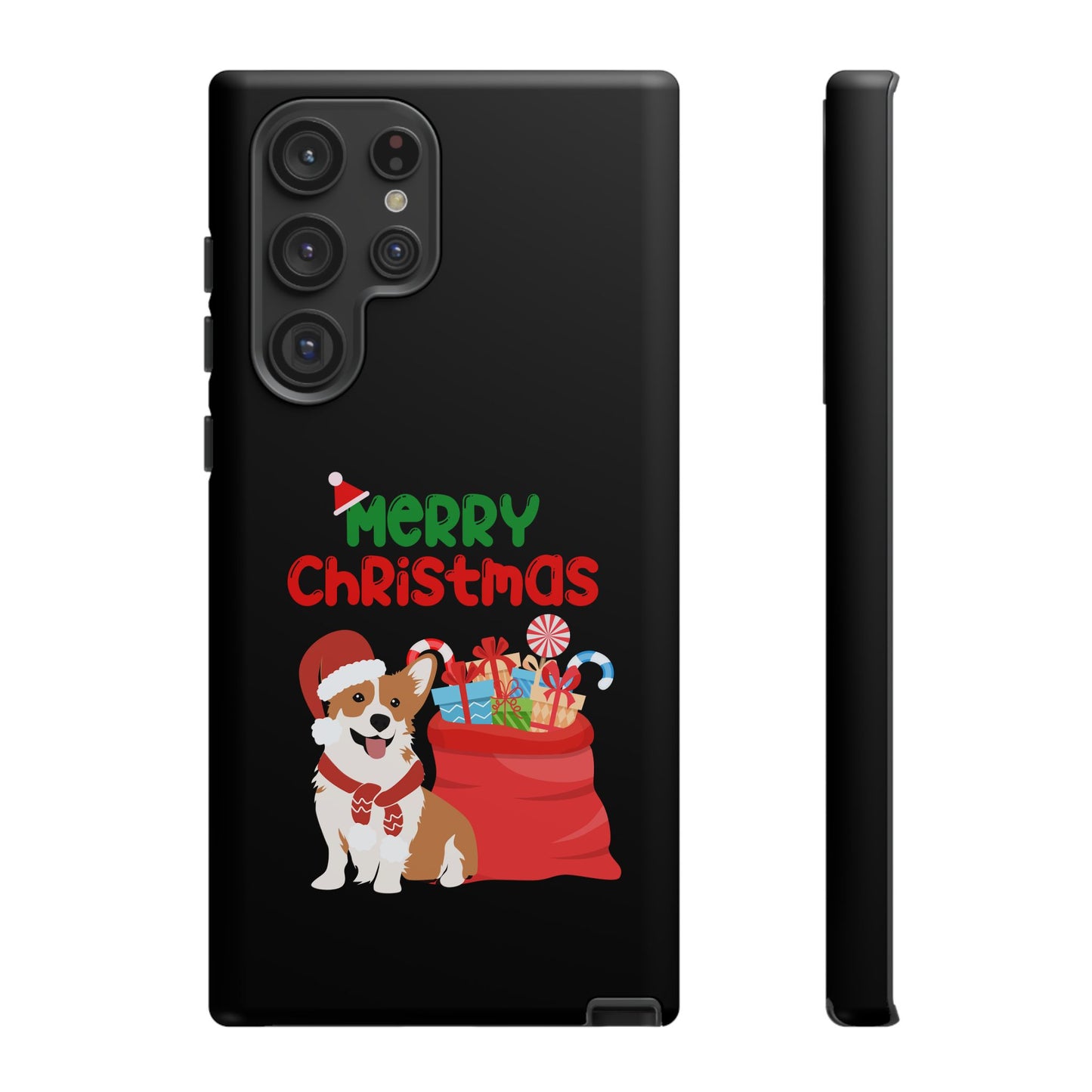 Phone Case Dog Santa Merry Christmas