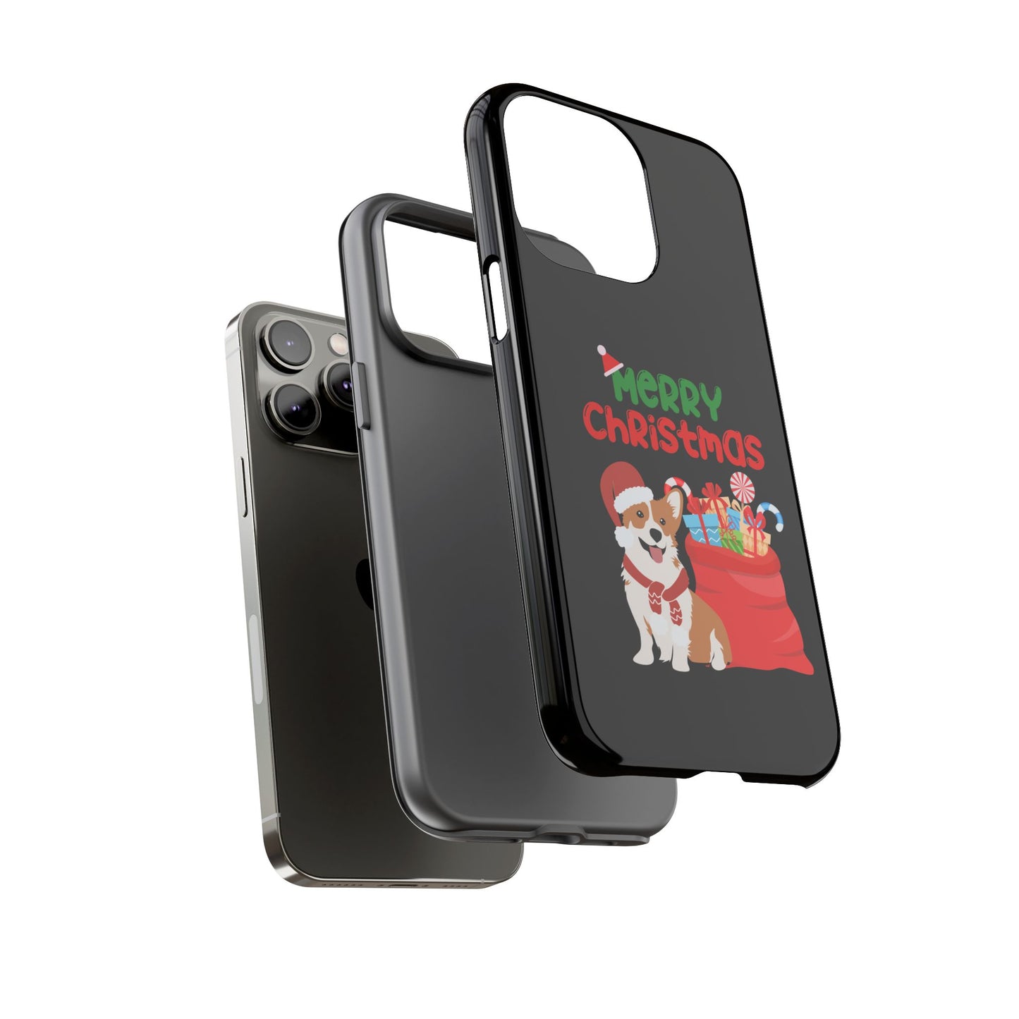 Phone Case Dog Santa Merry Christmas