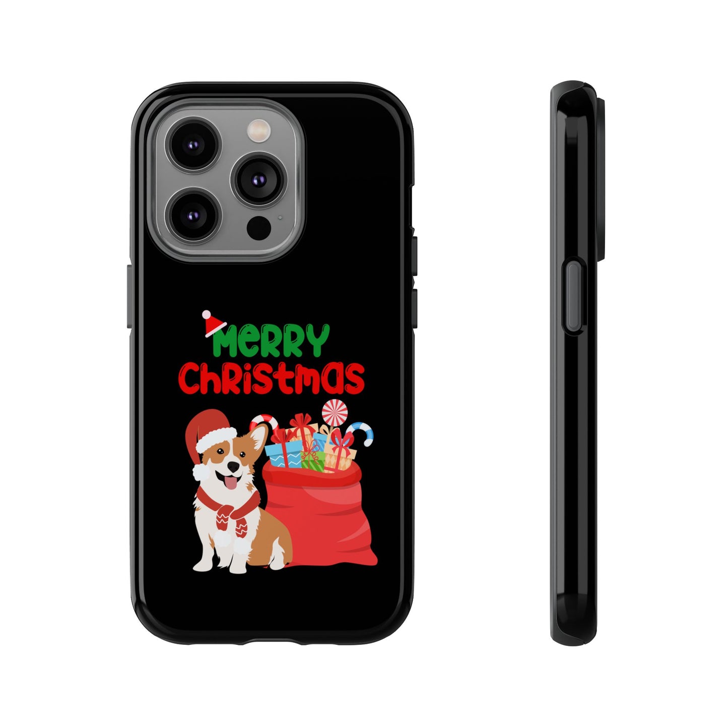 Phone Case Dog Santa Merry Christmas