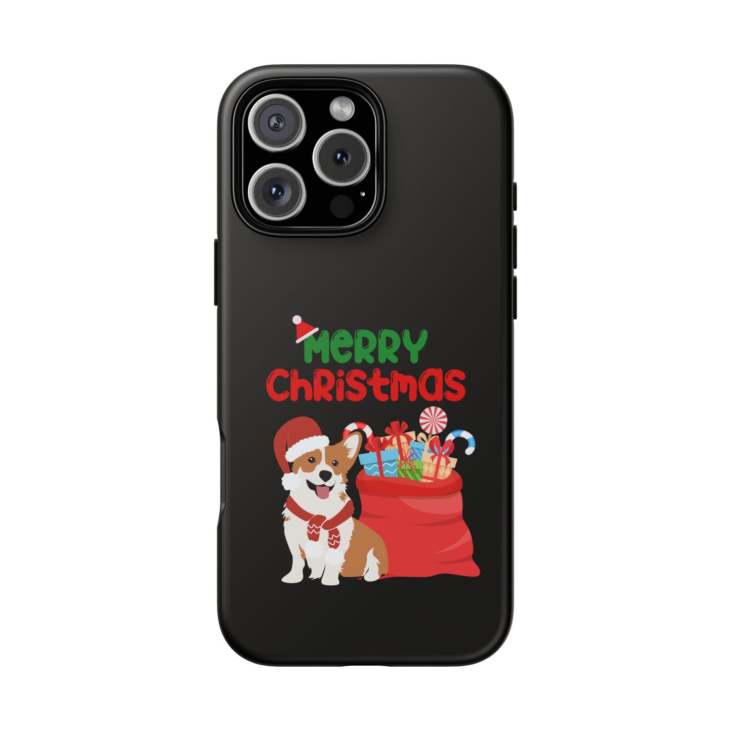 Phone Case Dog Santa Merry Christmas