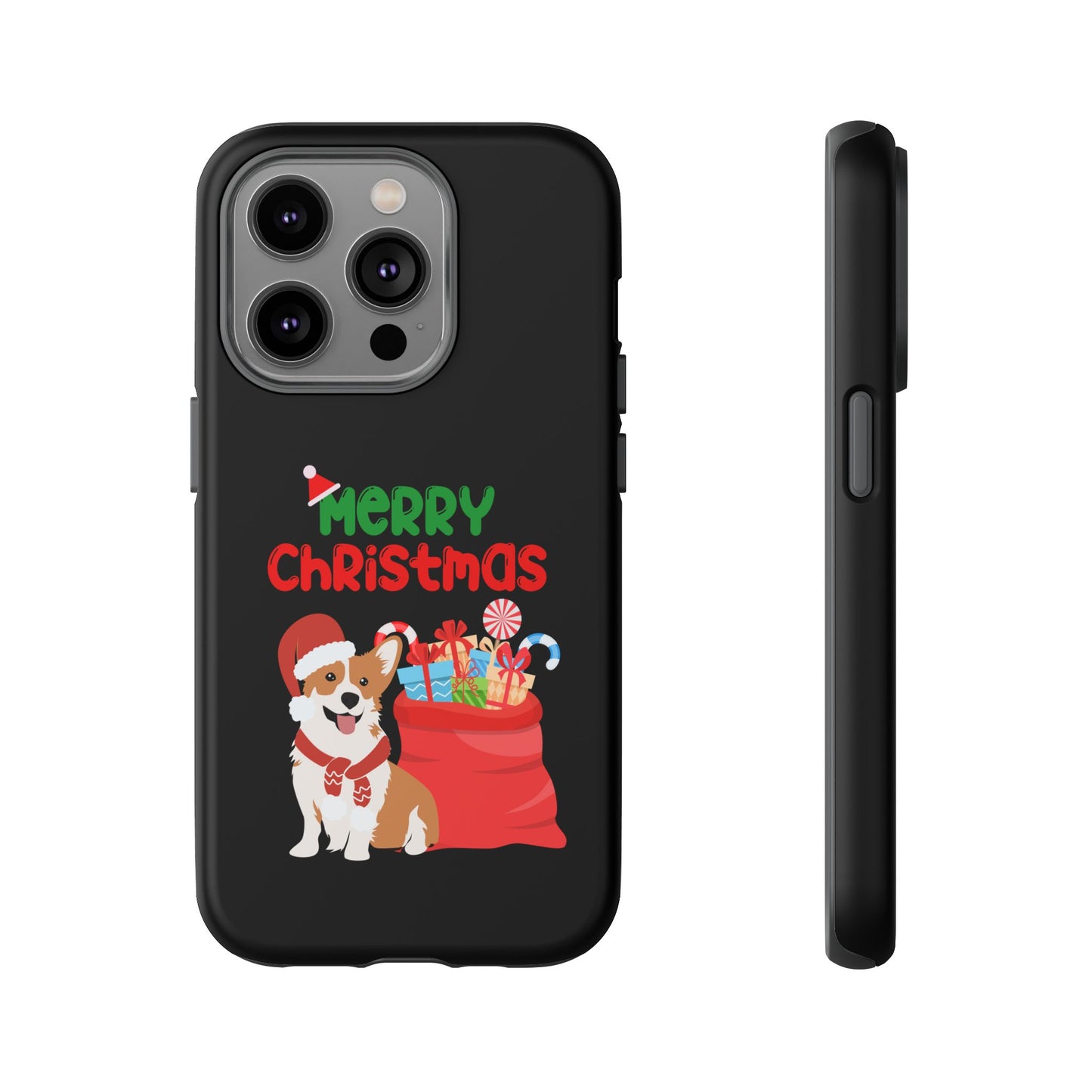 Phone Case Dog Santa Merry Christmas